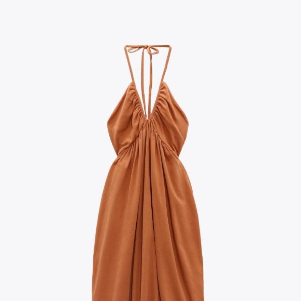 ZARA LONG DRESS SIZE L 6050 321 615